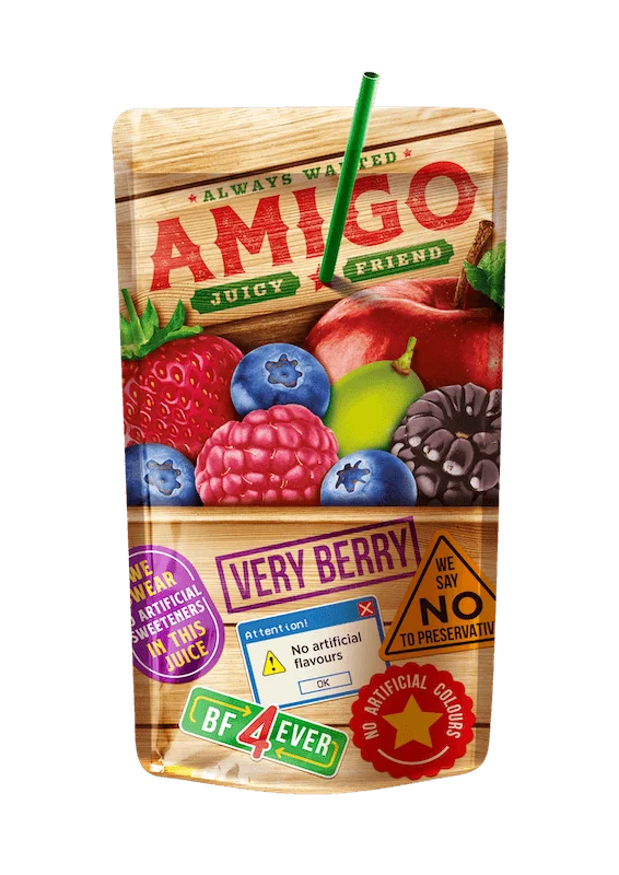 Amigo Classic Very Berry flavor