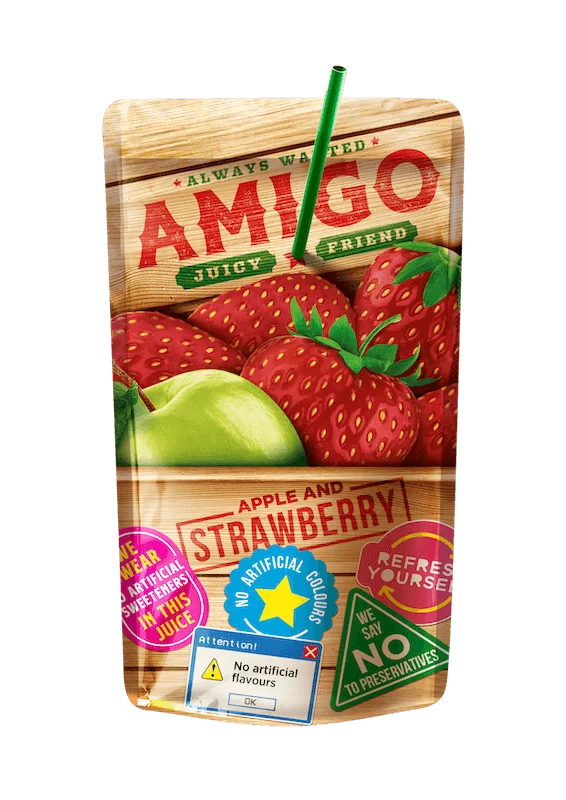 Amigo Classic Strawberry flavor