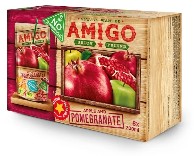 Amigo Classic Pomegranate box