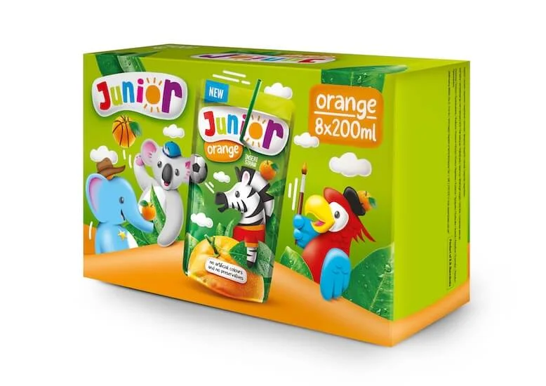 Junior Orange box design A