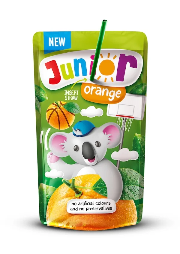 Junior Orange koala design
