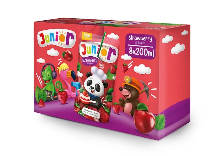 Junior Strawberry & Apple box design B
