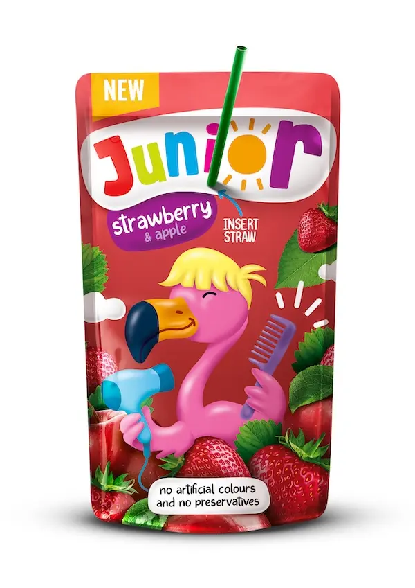 Junior Strawberry & Apple rabbit design