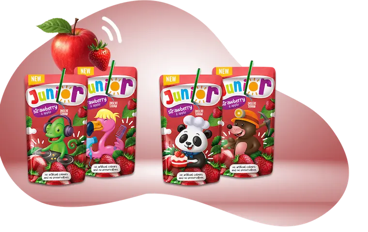 Junior Junior Strawberry & Apple header