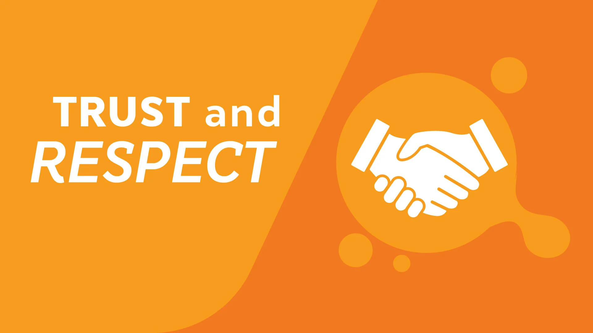 Trust and respect value