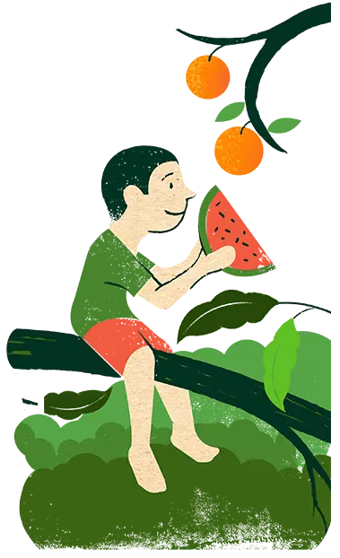 Company mission illustration showing teamwork and collaboration