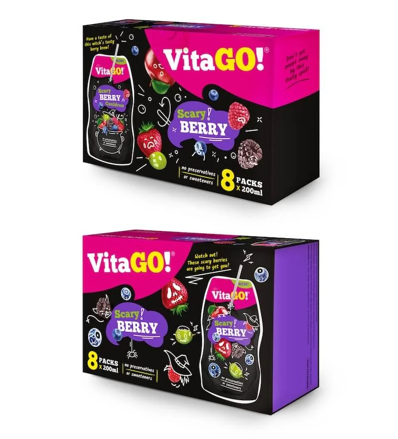 VitaGo Halloween Special Edition - Product boxes and packaging