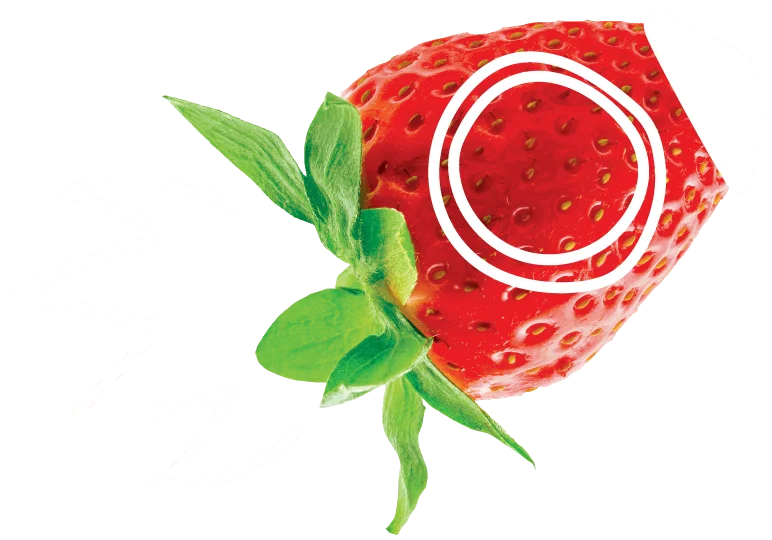 Strawberry markica decoration